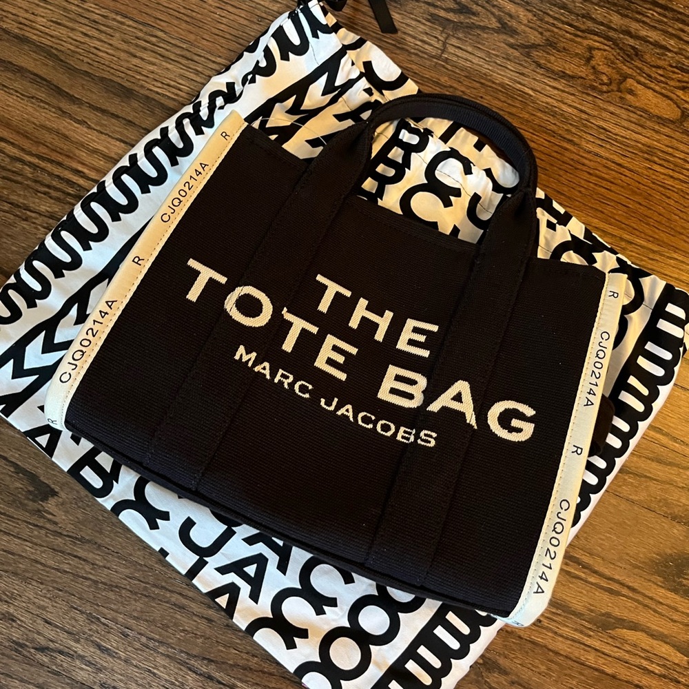 Marc Jacobs Black and White Tote Bag